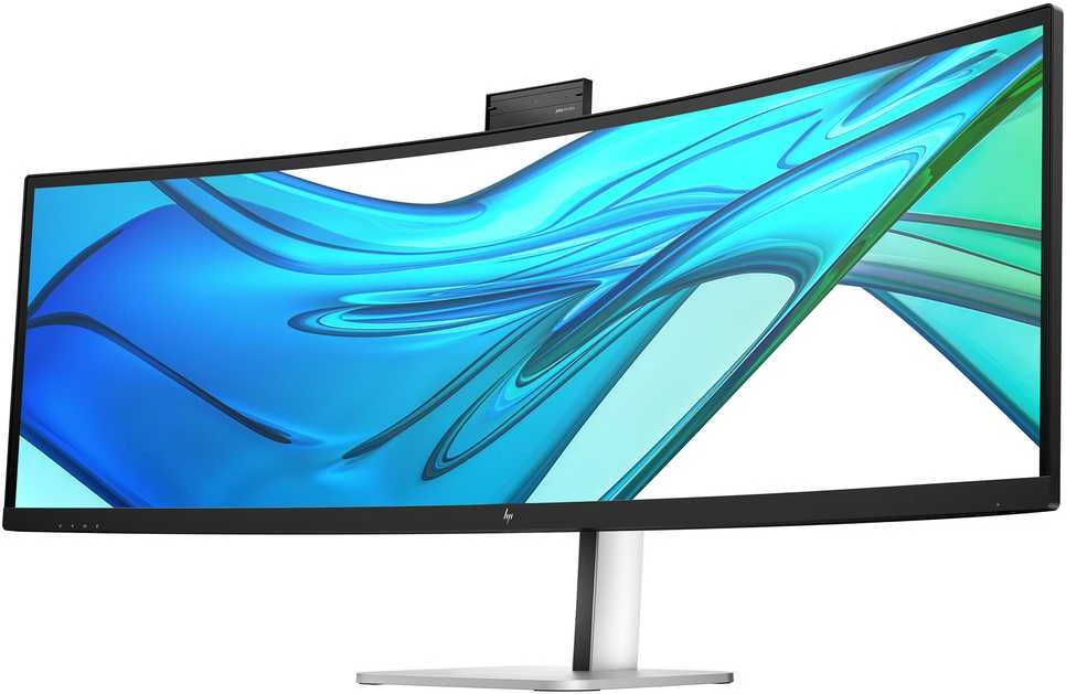 Monitorius Hewlett Packard (HP) HP LCD 549pm Conferencing 49",5120x1440,VA,400nit,4000:1,5ms,DP1.4,HDMI 2.0,4xUSB,2xUSB-C140W,cam,repro, RJ45