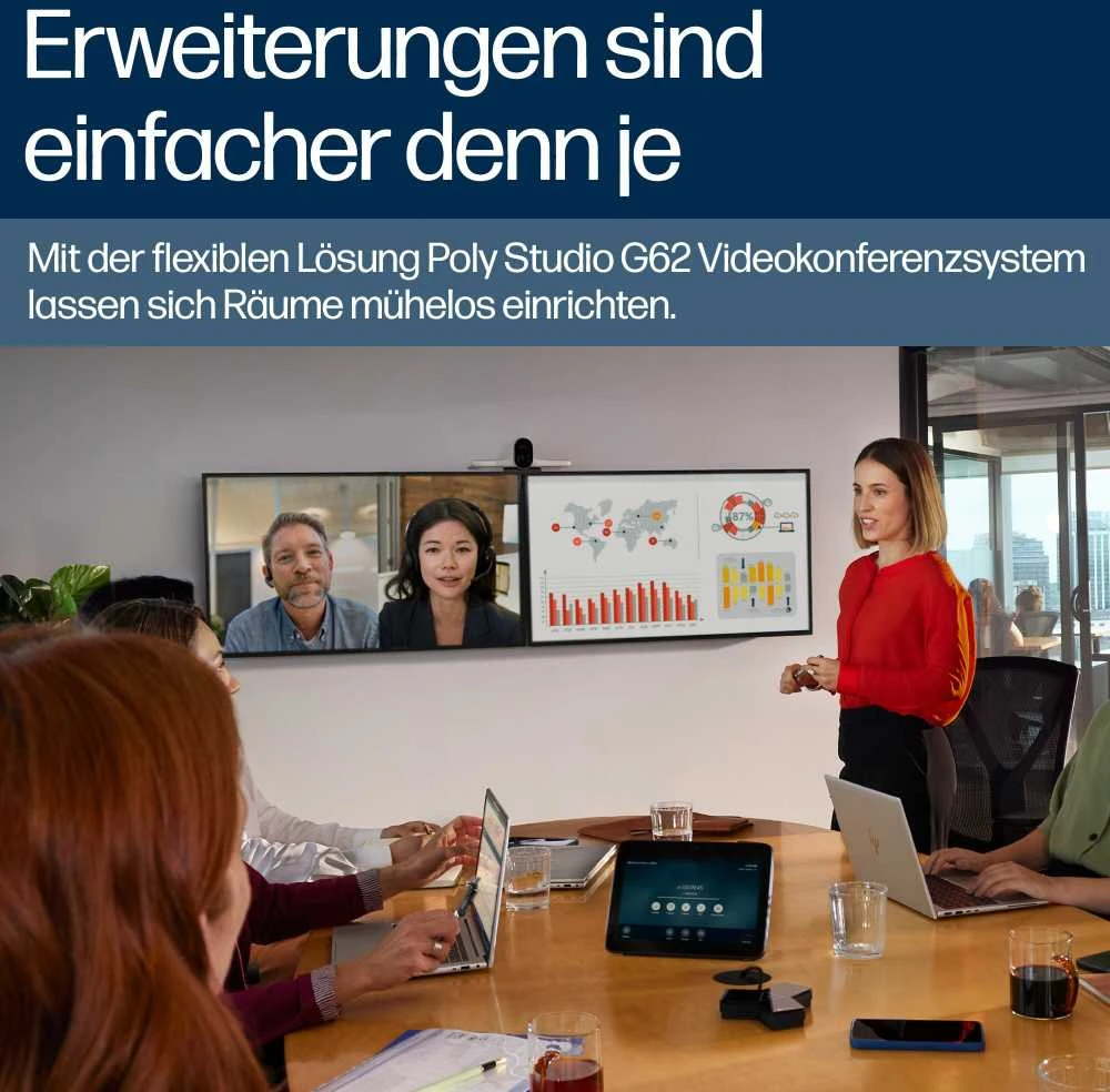 HP POLY Vaizdo konferencijų sistema „Studio G62 99T09AA#AC3“