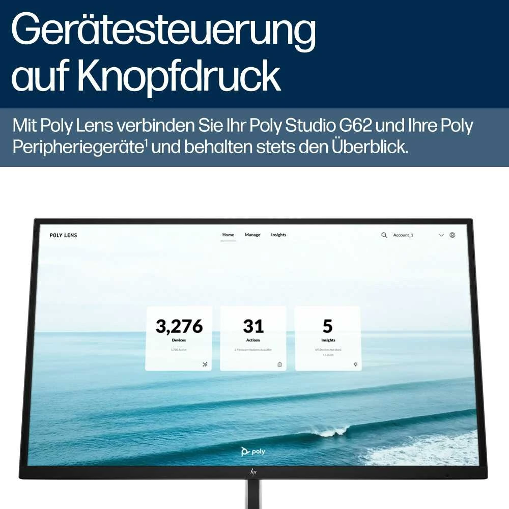 HP POLY Vaizdo konferencijų sistema „Studio G62 99T09AA#AC3“
