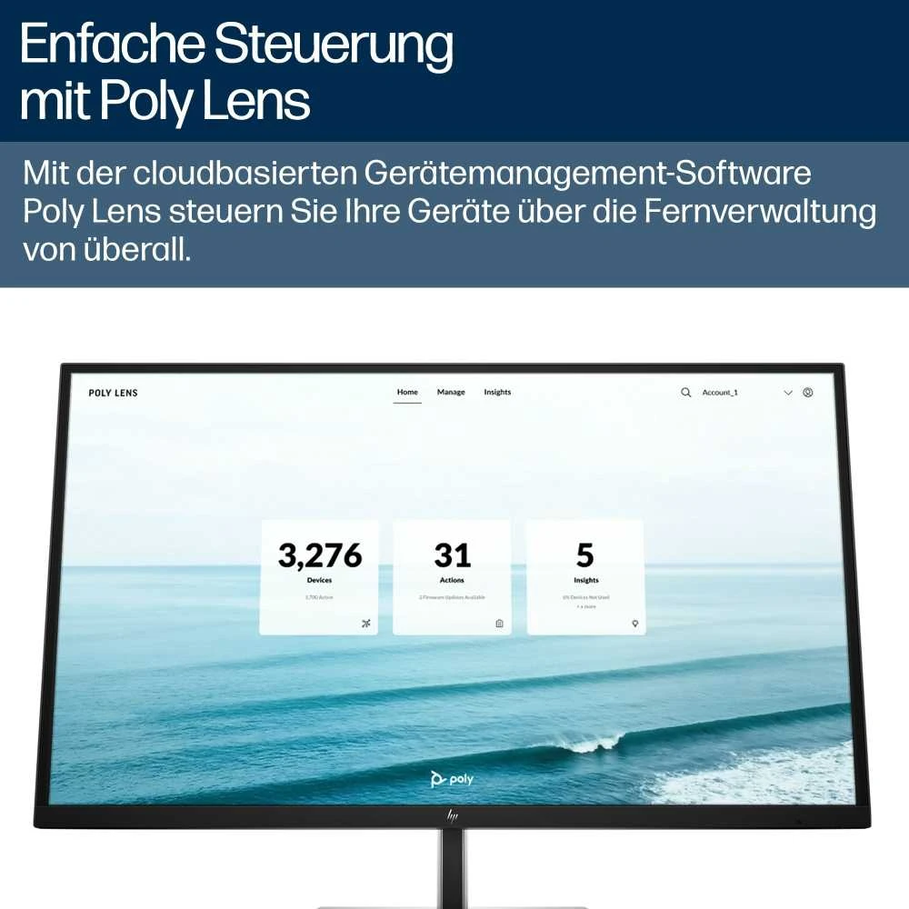 Hewlett Packard (HP) HP Poly Studio V52 USB vaizdo juosta EMEA – INTL English Loc Euro kištukas