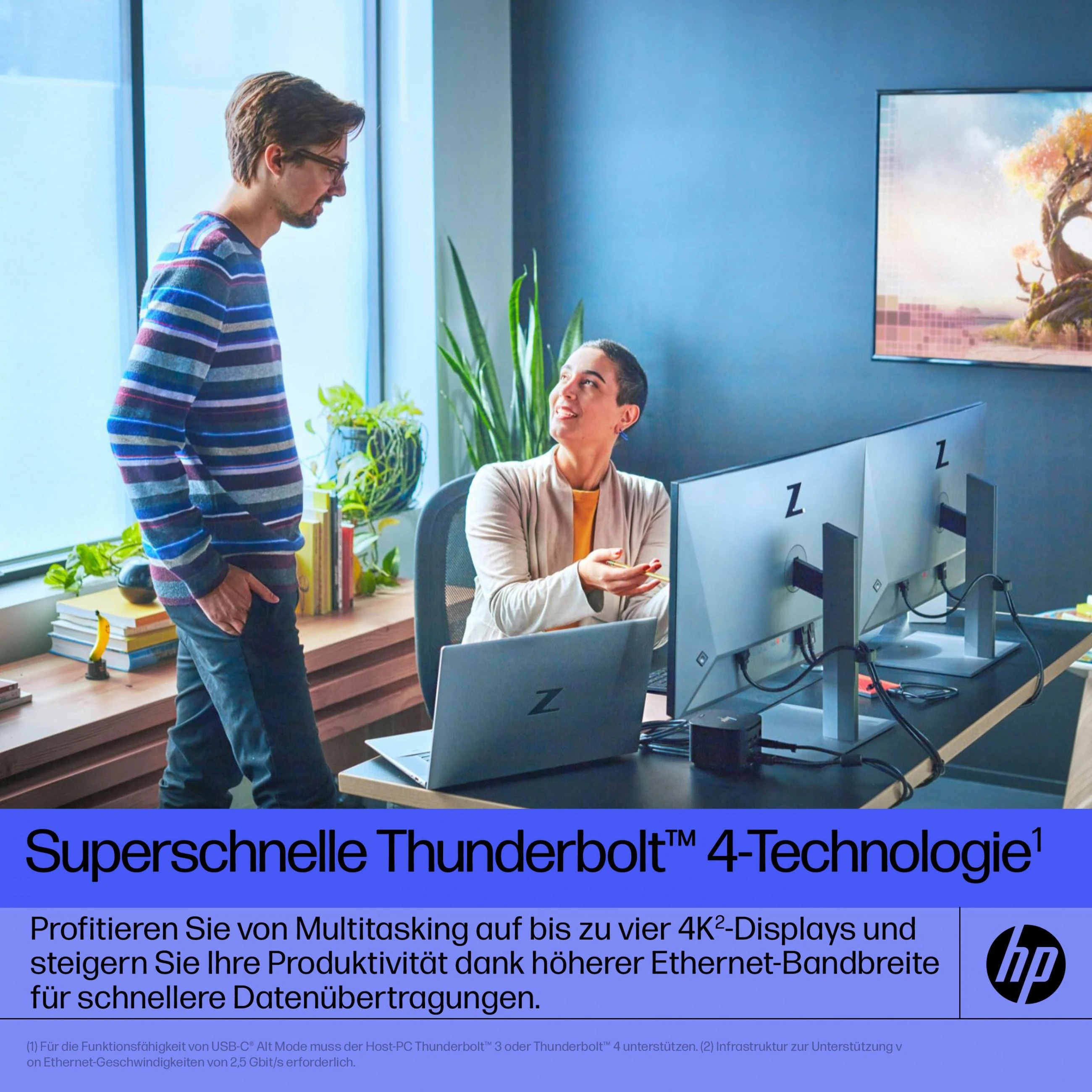 Hewlett Packard (HP) HP Thunderbolt 280W G4 dokas su kombinuotu kabeliu
