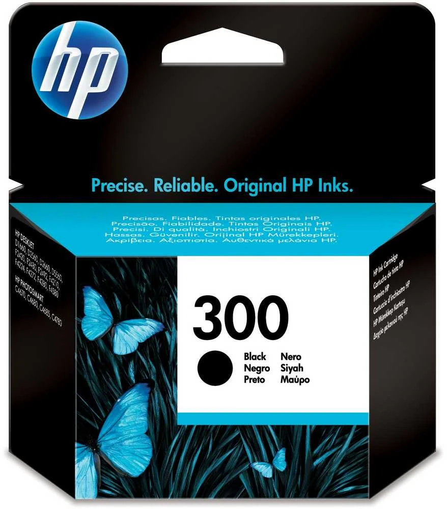 Hewlett Packard (HP) HP 300 juoda rašalinė