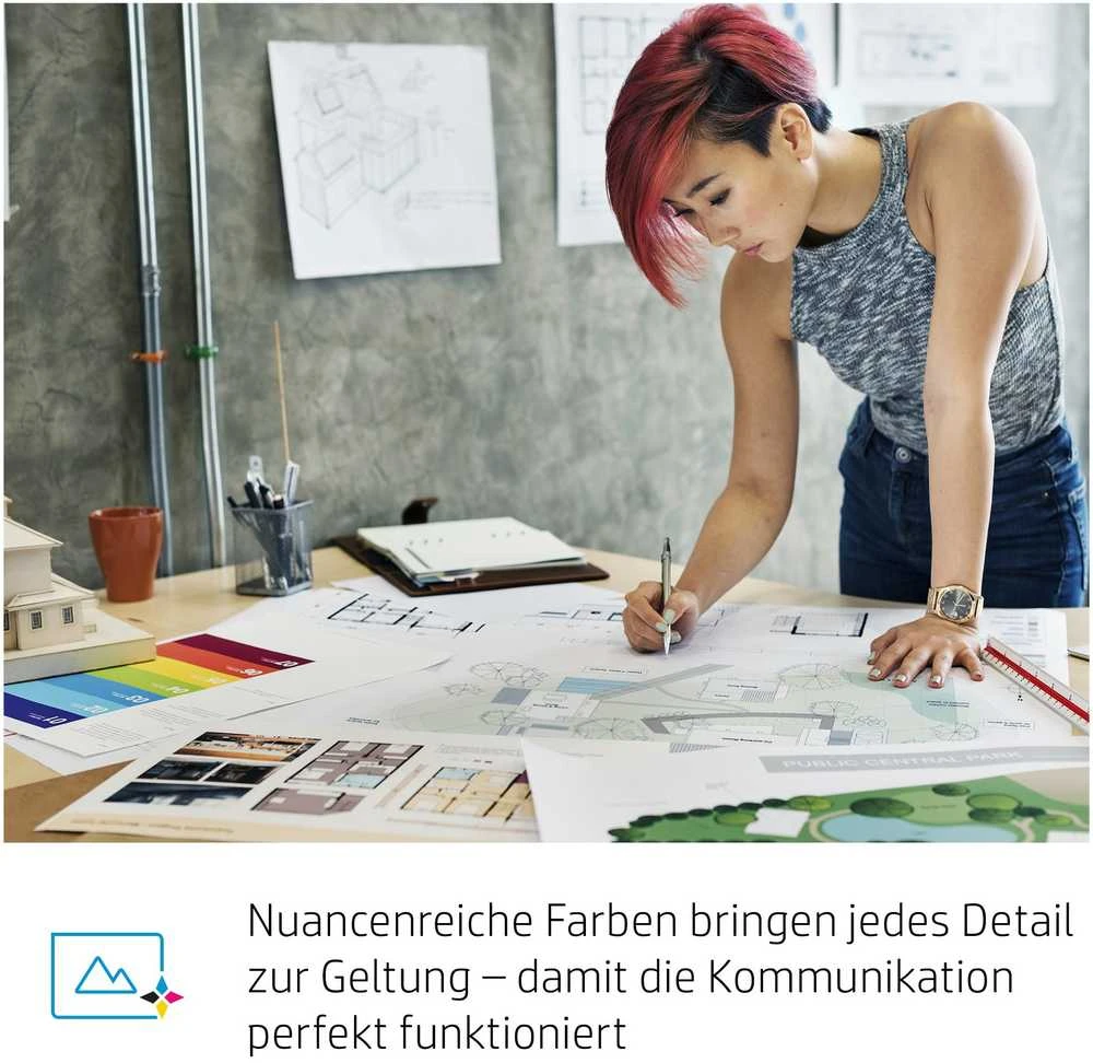 Hewlett Packard (HP) HP 712 38 ml juoda DesignJet rašalo kasetė