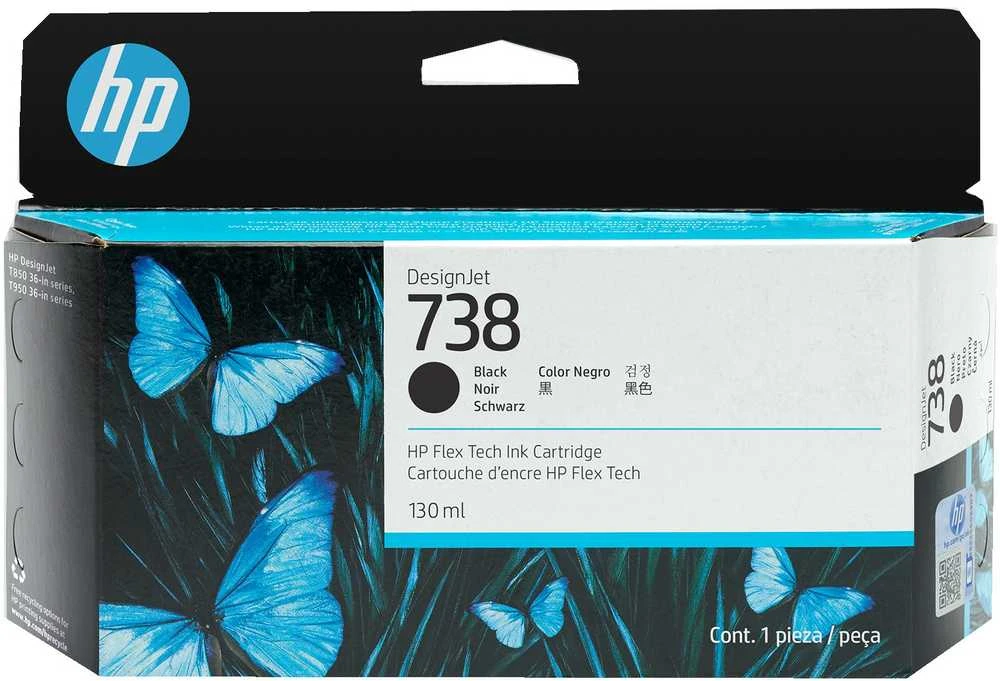 HP 738 130-ml juoda