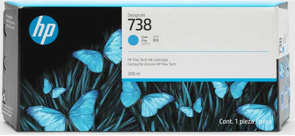 HP 738 130-ml juoda