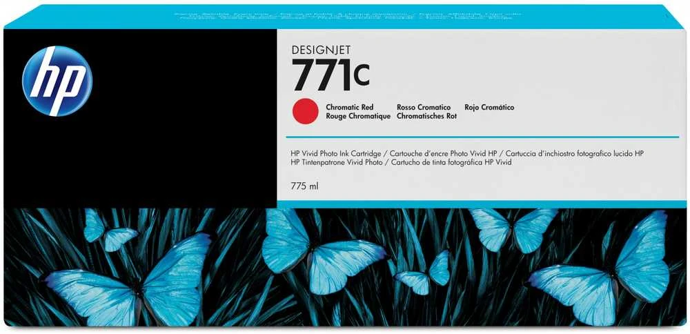 Hewlett Packard (HP) HP 771C Originalus Raudona