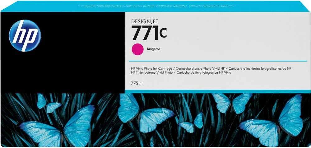 Hewlett Packard (HP) HP 771C Originalus Rausvai raudona