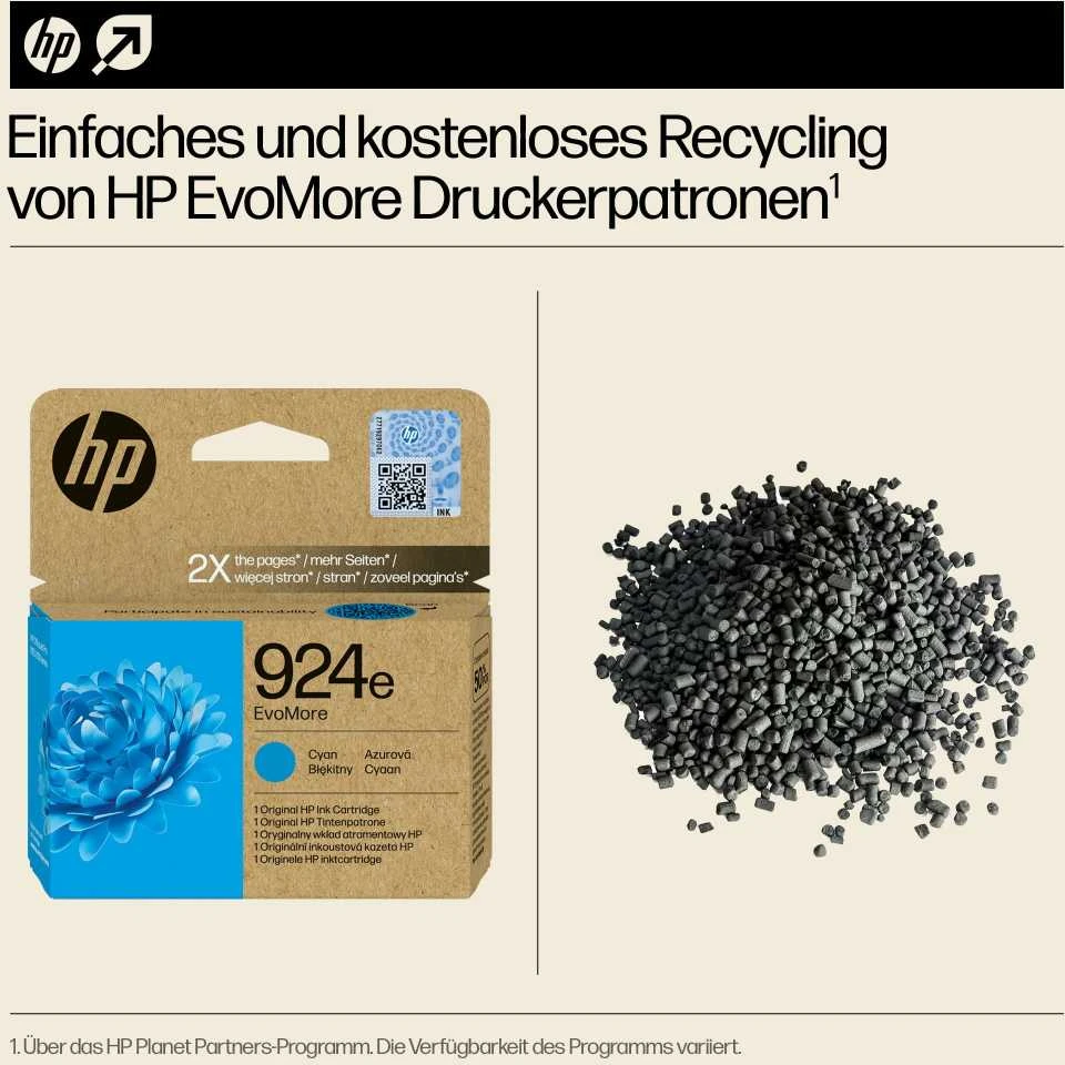 HP No. 924 mėlynas EVO MORE