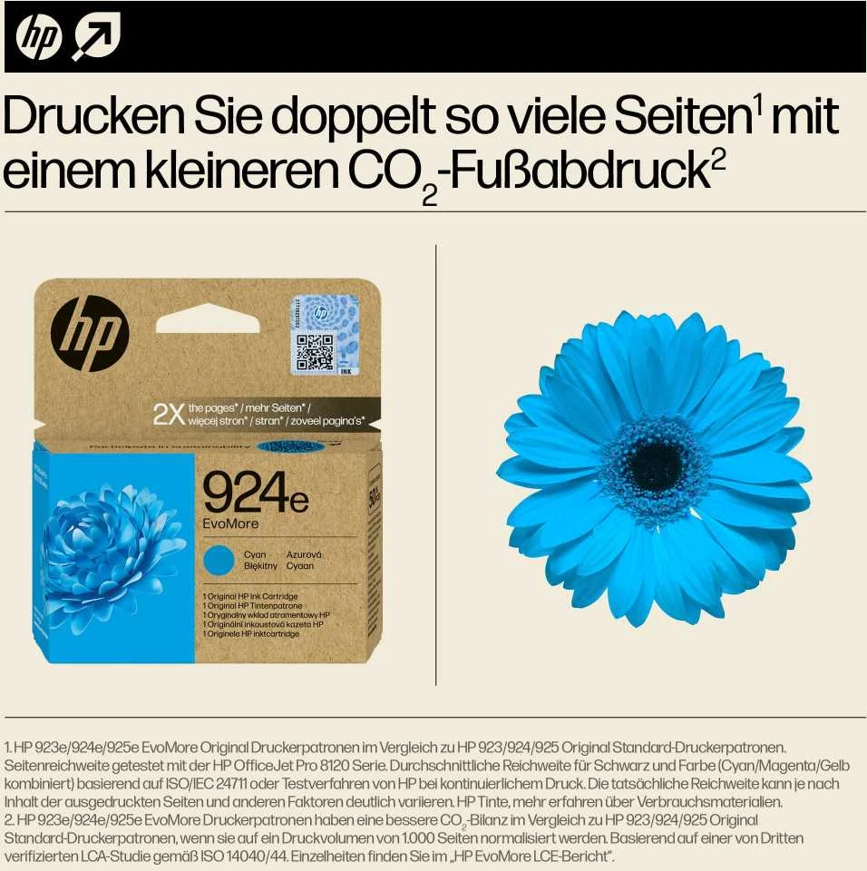 HP No. 924 mėlynas EVO MORE