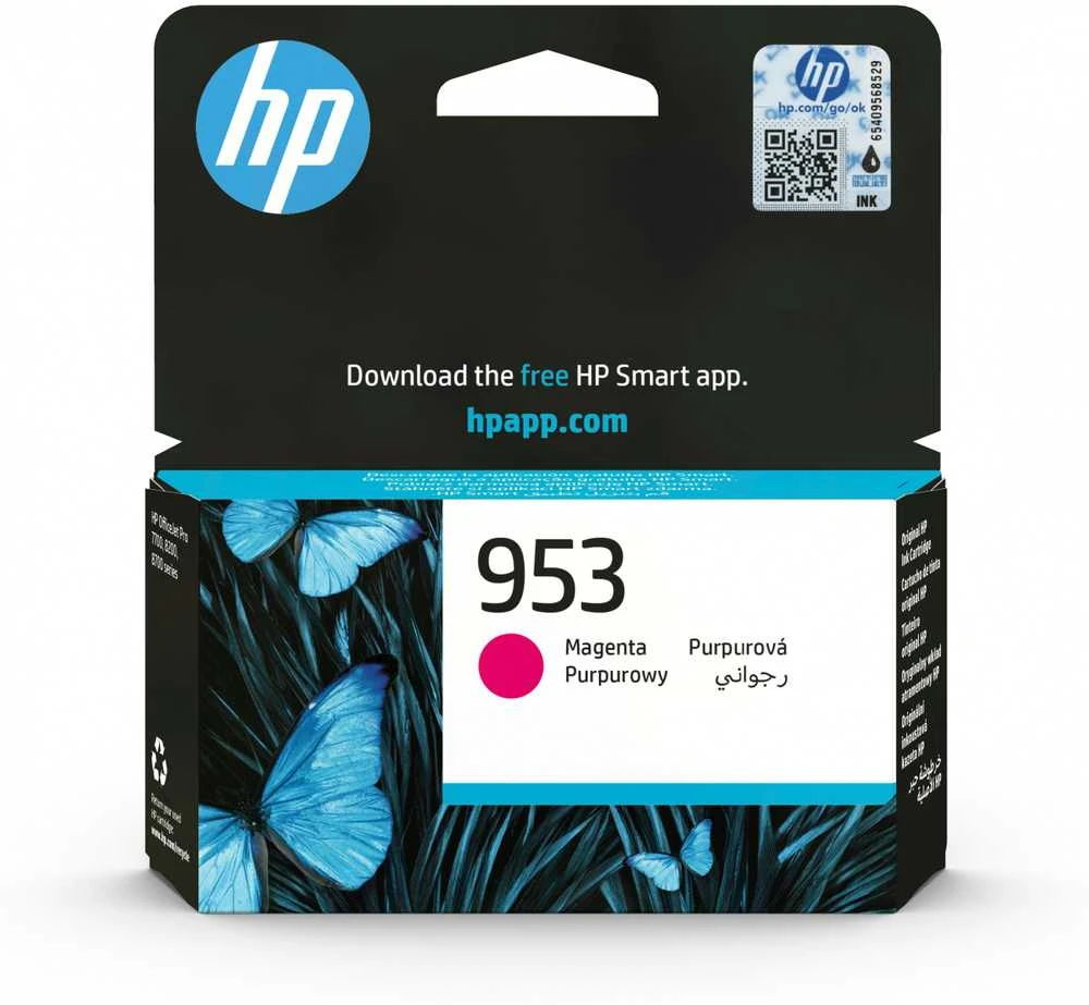 Hewlett Packard (HP) Rašalo kasetė HP 953 Magenta 700 puslapių