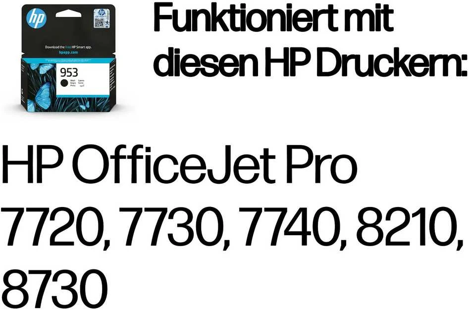 Hewlett Packard (HP) HP 953 rašalo kasetė Juodas 1000 puslapių