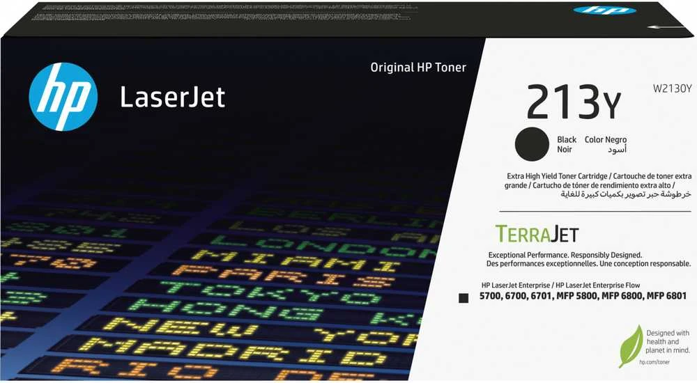 Hewlett Packard (HP) HP 213Y Juodas Original LaserJet Toneris Cartridge