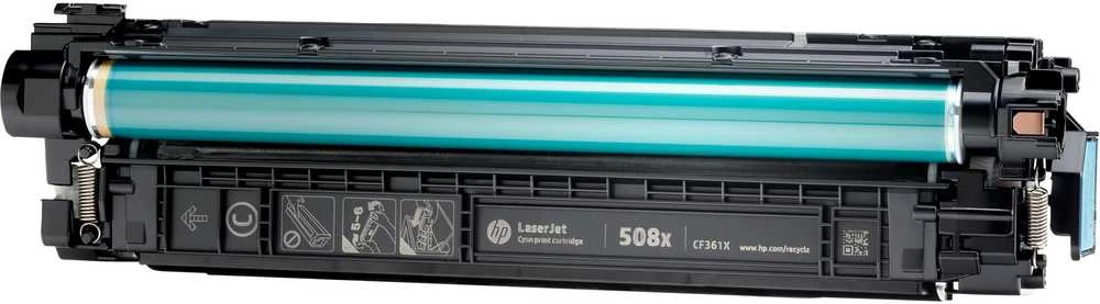 Hewlett Packard (HP) HP 508X didelio našumo žalsvai mėlyna LJ dažų kasetė, CF361X