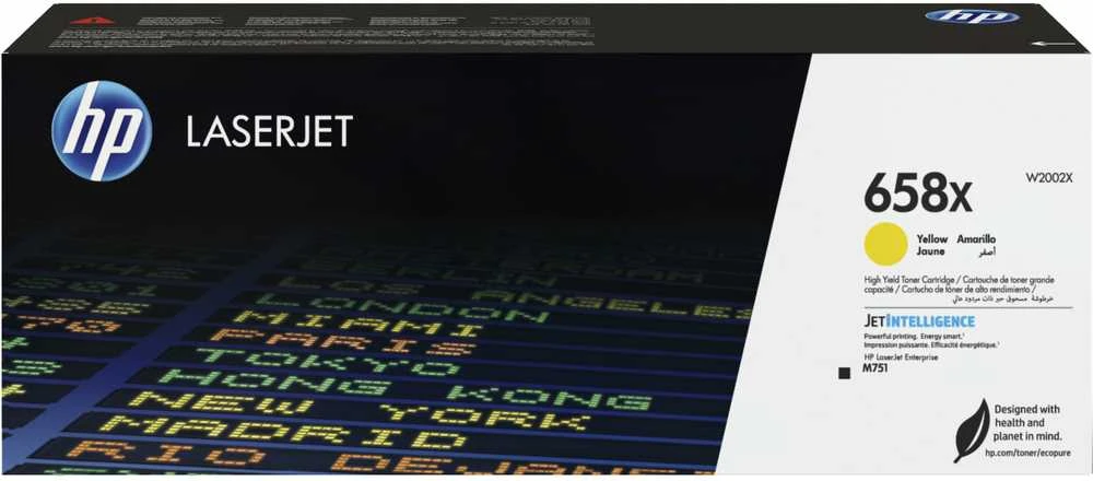 Hewlett Packard (HP) HP 658X (W2002X), geltona kasetė