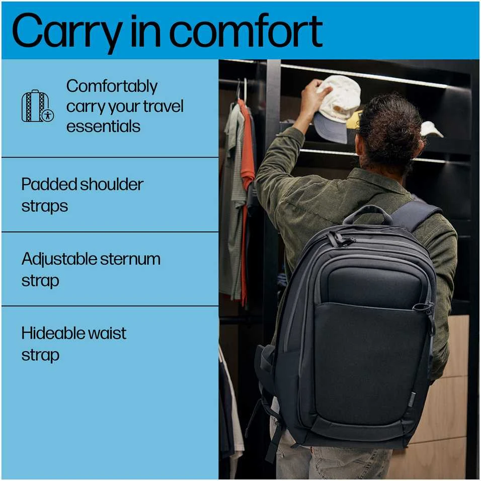 Hewlett Packard (HP) HP Travel Plus 30L 17-inch Nešiojamas kompiuteris Backpack