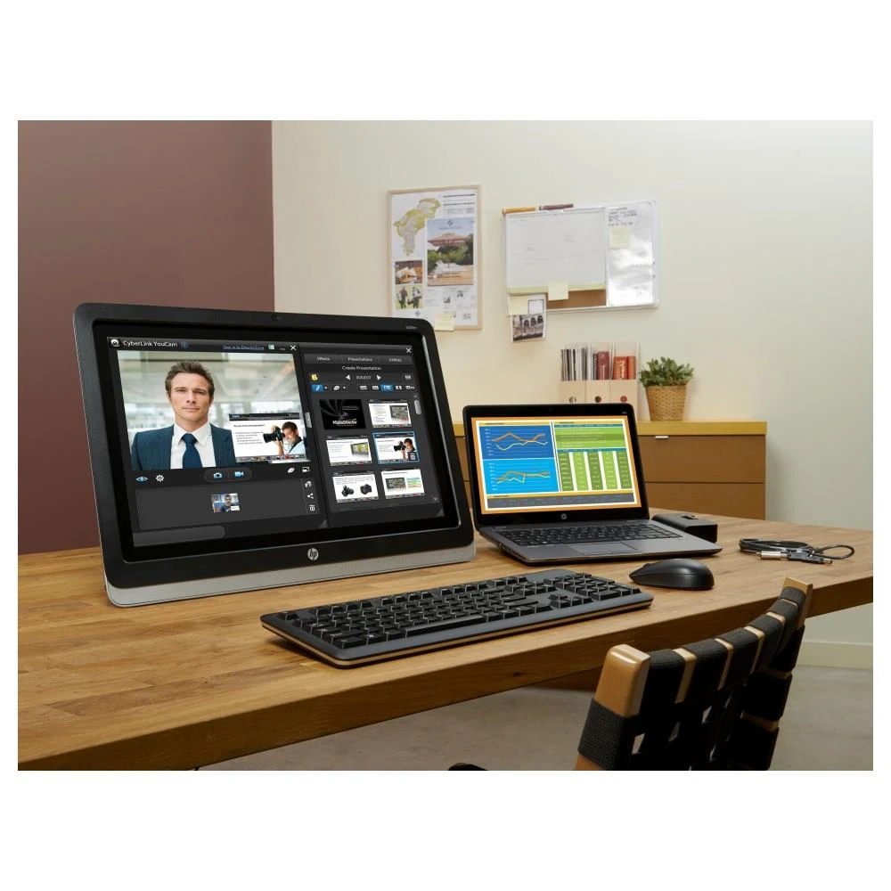 Hewlett Packard (HP) „HP UltraSlim“ prijungimo stotis 65 W – 4 x USB 3.0, 2 x DisplayPort 1.2, 1 x VGA, 1 x RJ-45, 1 x Linijinis įvestis, 1 x Linijinis išvestis