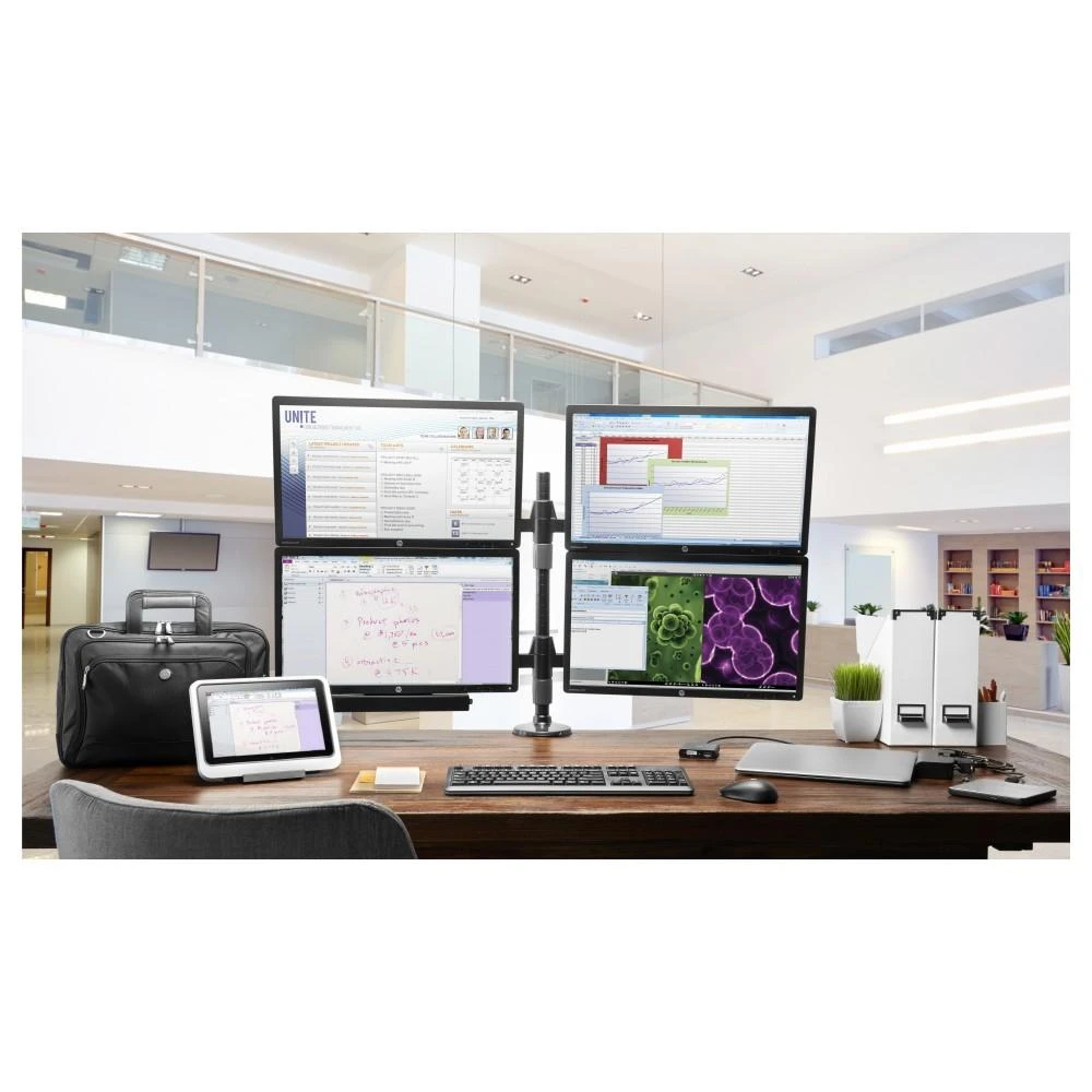 Hewlett Packard (HP) „HP UltraSlim“ prijungimo stotis 65 W – 4 x USB 3.0, 2 x DisplayPort 1.2, 1 x VGA, 1 x RJ-45, 1 x Linijinis įvestis, 1 x Linijinis išvestis