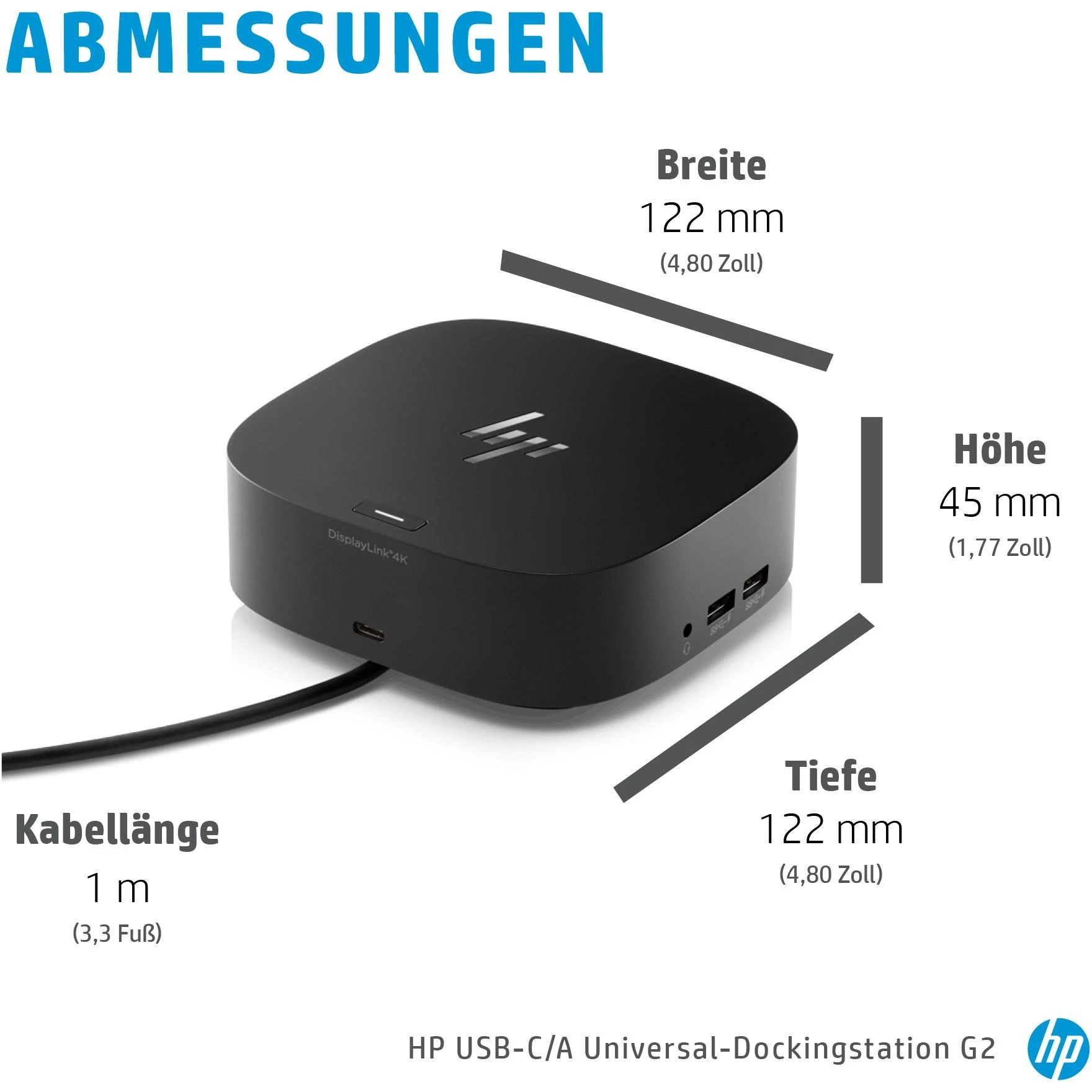 Hewlett Packard (HP) HP USB-C dokas G5
