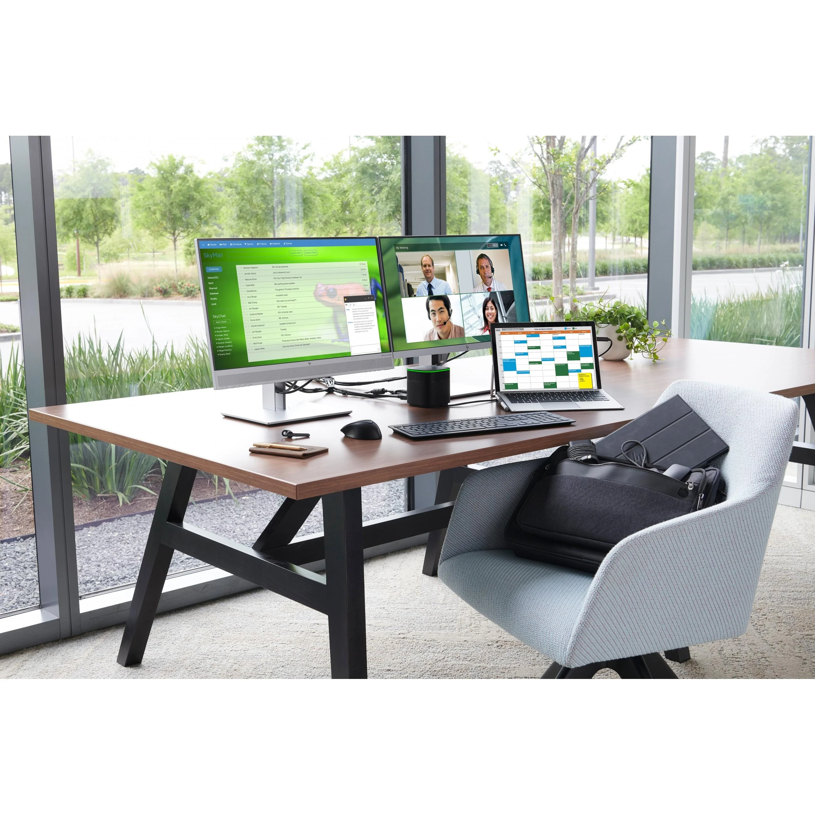 Hewlett Packard (HP) HP Wireless Premium Comfort Pelė, Fingerprint resistant - Juodas