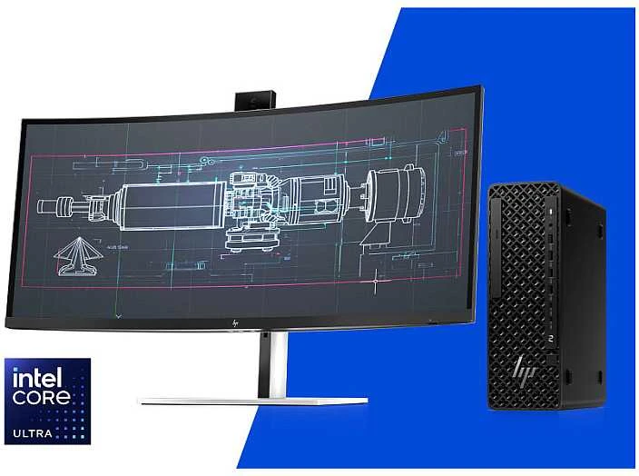 Stacionarus kompiuteris HP Z2 SFF G1I CU7 265K RTX A400 - 32GB 1TB W11P6 WIFI7 NO KB/M