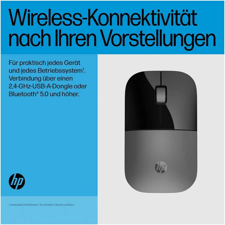 Hewlett Packard (HP) HP Z3700 dviguba sidabrininė pelė