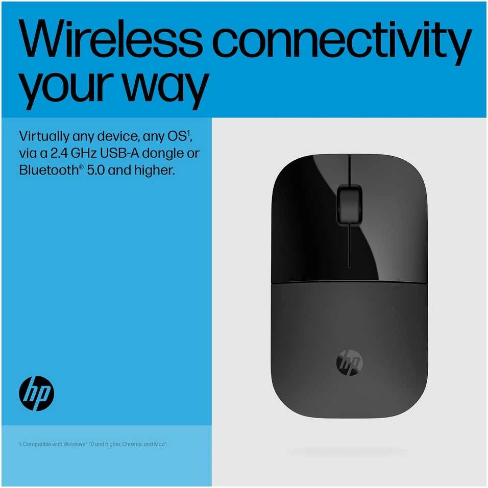 Hewlett Packard (HP) Kompiuterio Pelė - HP Z3700 1600 DPI Juoda