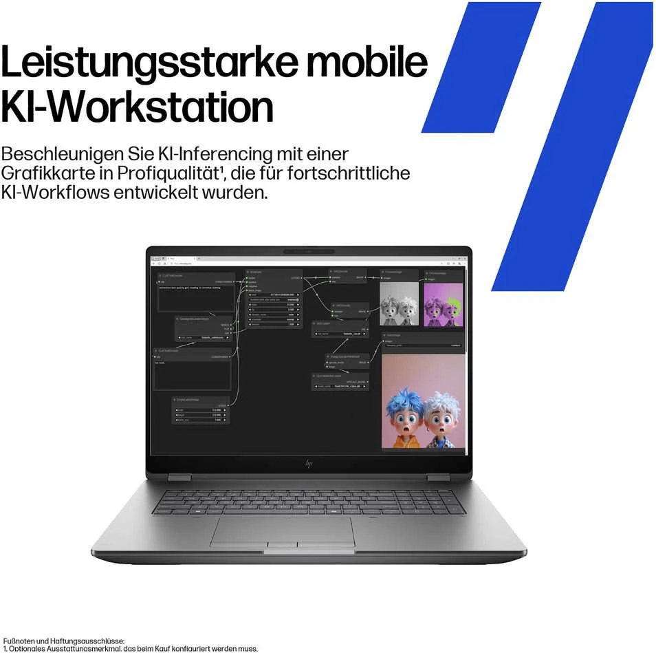 Nešiojamas kompiuteris HP ZBook Fury 18 G1I U7-265HX, 18" WQXGA, 1TB SSD, 32GB RAM, W11P, NVIDIA RTX PRO 3000