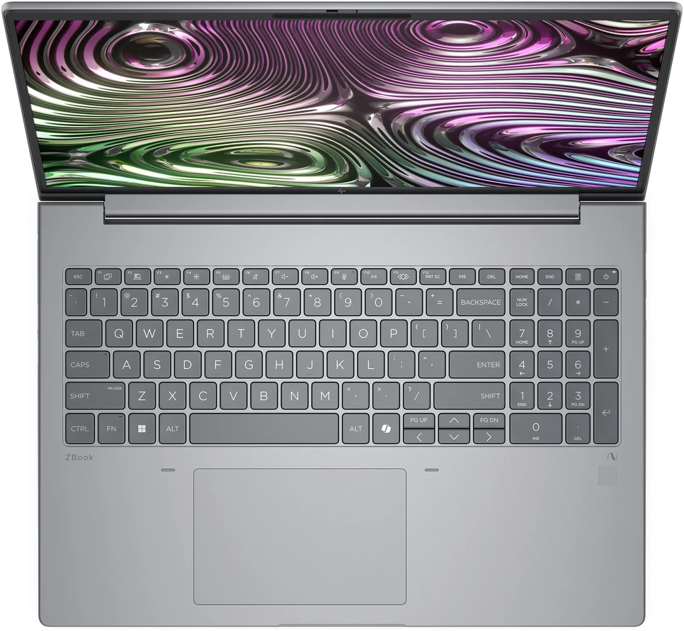 HP ZBook X G1i C88GWES 16 col. Nešiojamas kompiuteris Intel Core Ultra 9 285H NVIDIA RTX PRO 2000 Blackwell 32 GB RAM 2 TB SSD Windows 11 Professional Sidabrinė