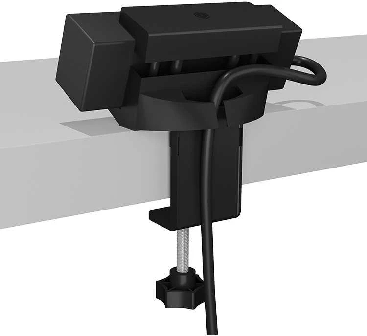 Icy Box Raidsonic IB-MSA106-HH stalo gnybtas stebulėms ir lizdų juostelėms, Juodas