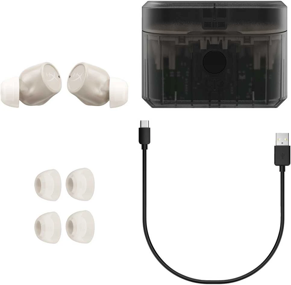 Ausinės HyperX Cirro Buds Pro smėlio sp. (727A7AA)