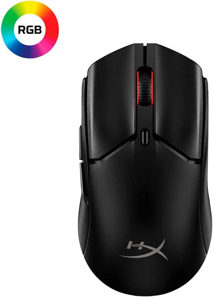 Hewlett Packard (HP) HP HyperX Pulsefire Haste 2 Mini Wireless Juodas Pelė žaidimams