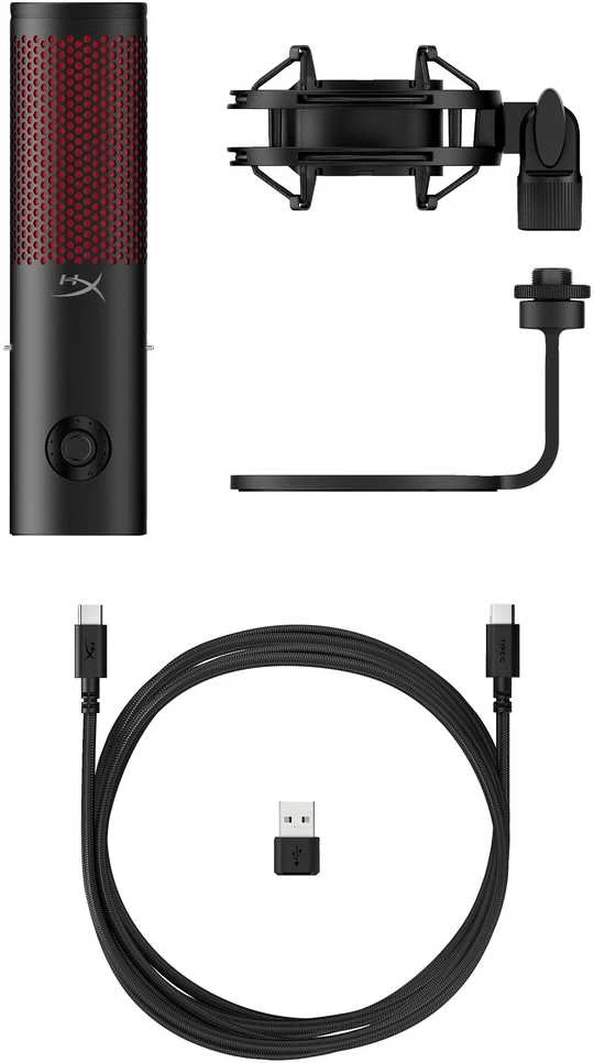 Hewlett Packard (HP) HP HyperX QuadCast 2 BK mikrofonas