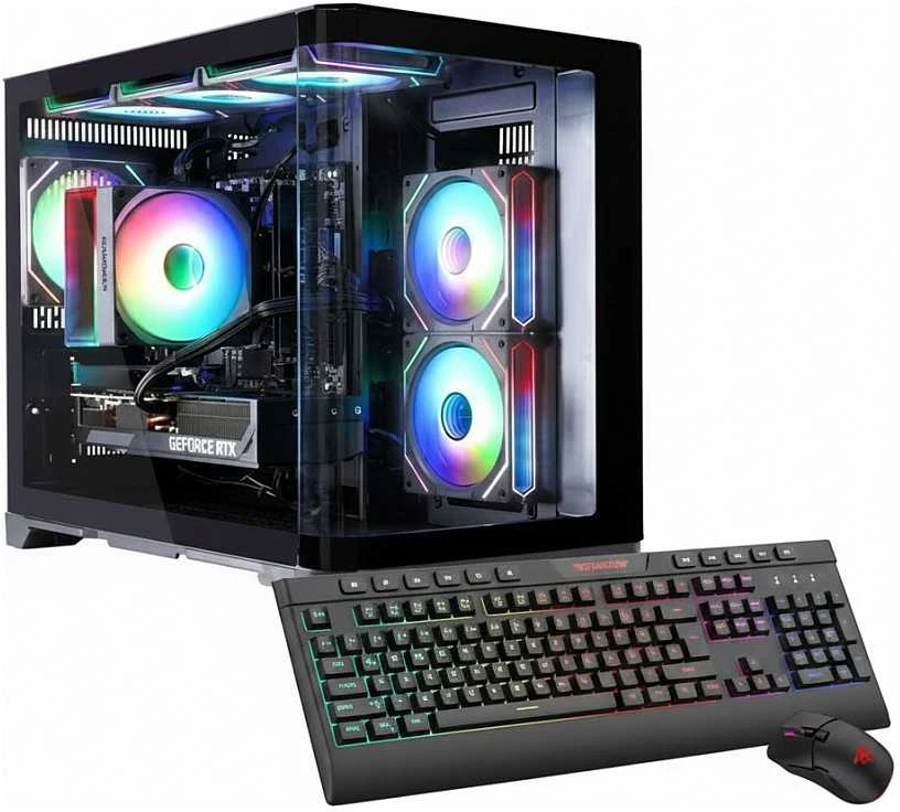 Stacionarus kompiuteris „Hyrican HYPE-M BK 7804“ AMD Ryzen 7 5700X 16 GB RAM 1 TB SSD NVIDIA GeForce RTX 5070 (12 GB GDDR7) „Windows 11 Home“