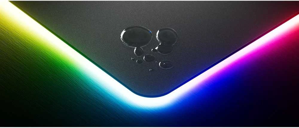 Hyte CNVS Intense Play Mat qRGB pelės kilimėlis žaidimams – juodos spalvos