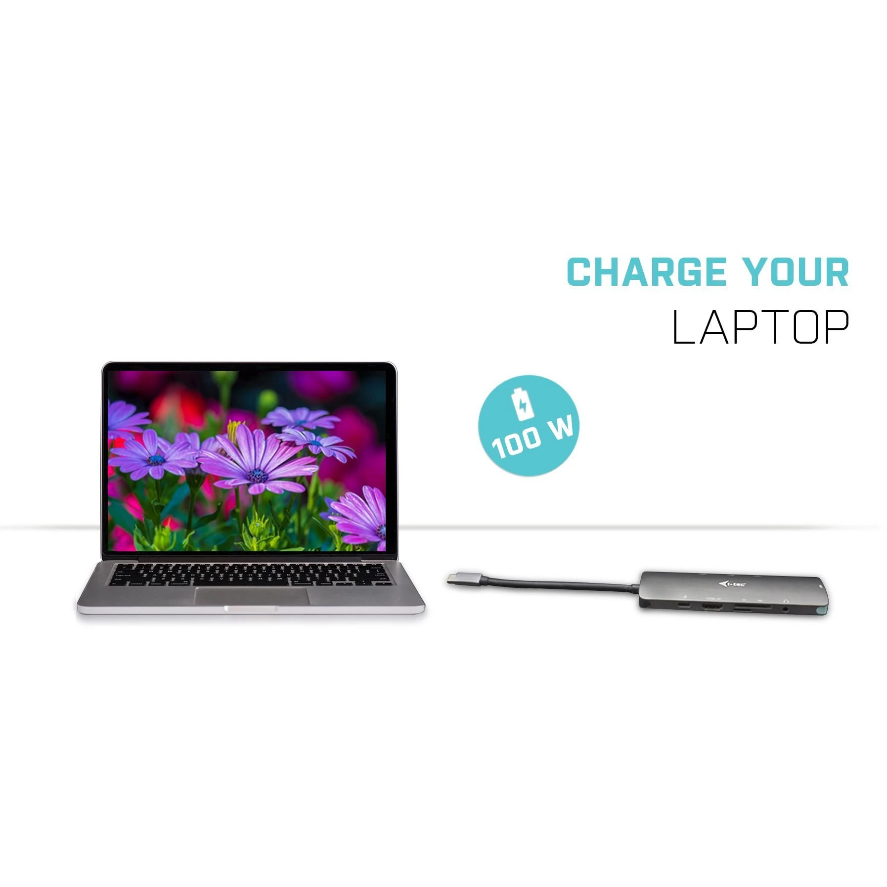 I-TEC USB C metalo nano dokas stotis 1xHDMI 4K 1xSD kortelių skaitytuvas 1xmicroSD kortelių skaitytuvas 1xGLAN 1xgarsas 3x USB 3.0 prievadas 1x USB-C PD