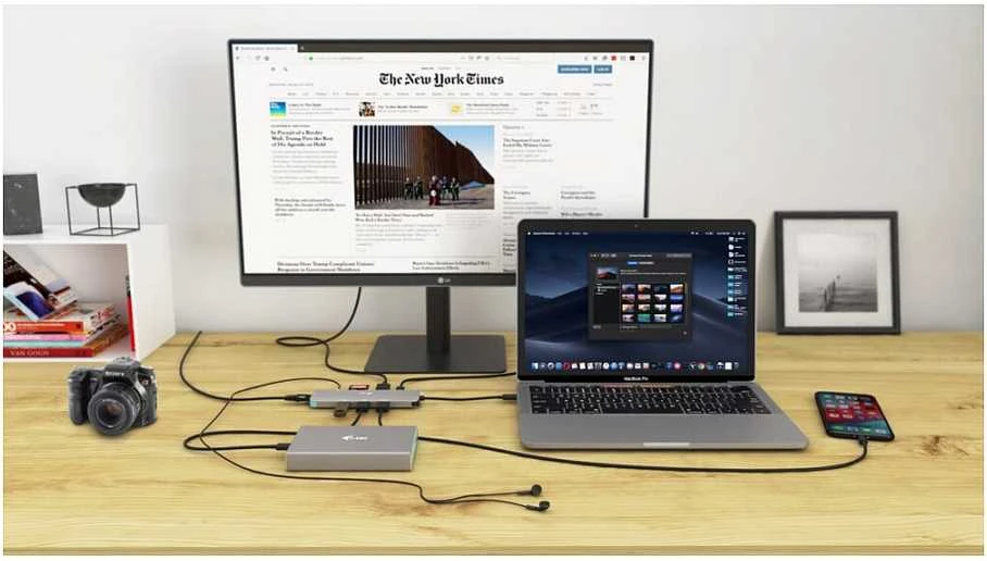 I-TEC USB C metalinis nano dokas 1xHDMI 4K 1xSD + 1xmicroSD kortelių skaitytuvas 1xGLAN 1xgarsas 3x USB 3.0 prievadas 1x USB-C PD + įkroviklis 100W