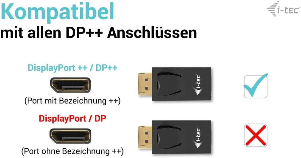 I-tec DisplayPort do HDMI adapteris 4K/30Hz pasyvus
