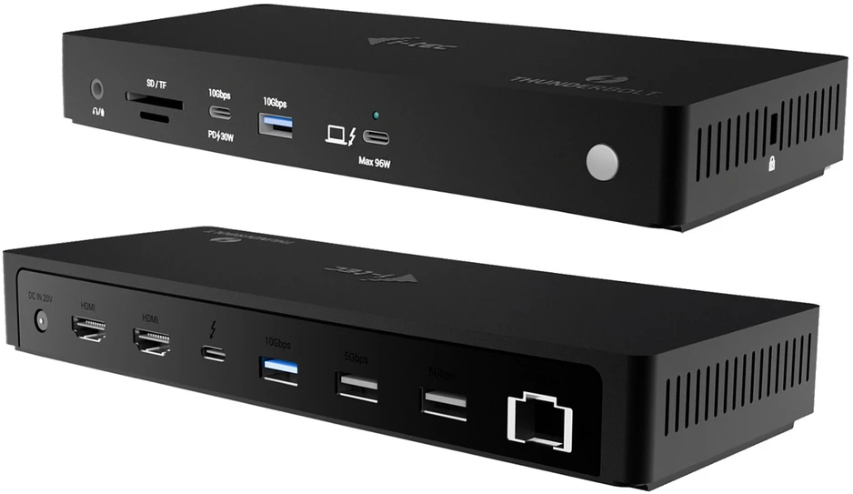 „I-tec Thunderbolt4 Triple Screen“ doko maitinimo šaltinis 96 W