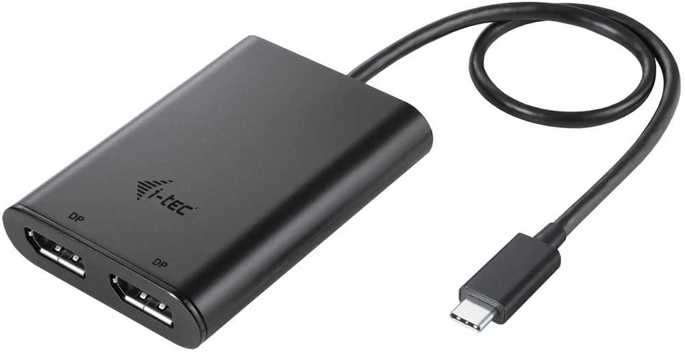 I-tec USB-C Dual 4K/60Hz (vienas 8K/30Hz) DP vaizdo adapteris