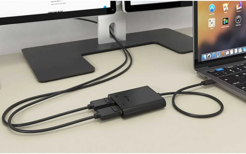 I-tec USB-C Dual 4K/60Hz (vienas 8K/30Hz) HDMI vaizdo adapteris