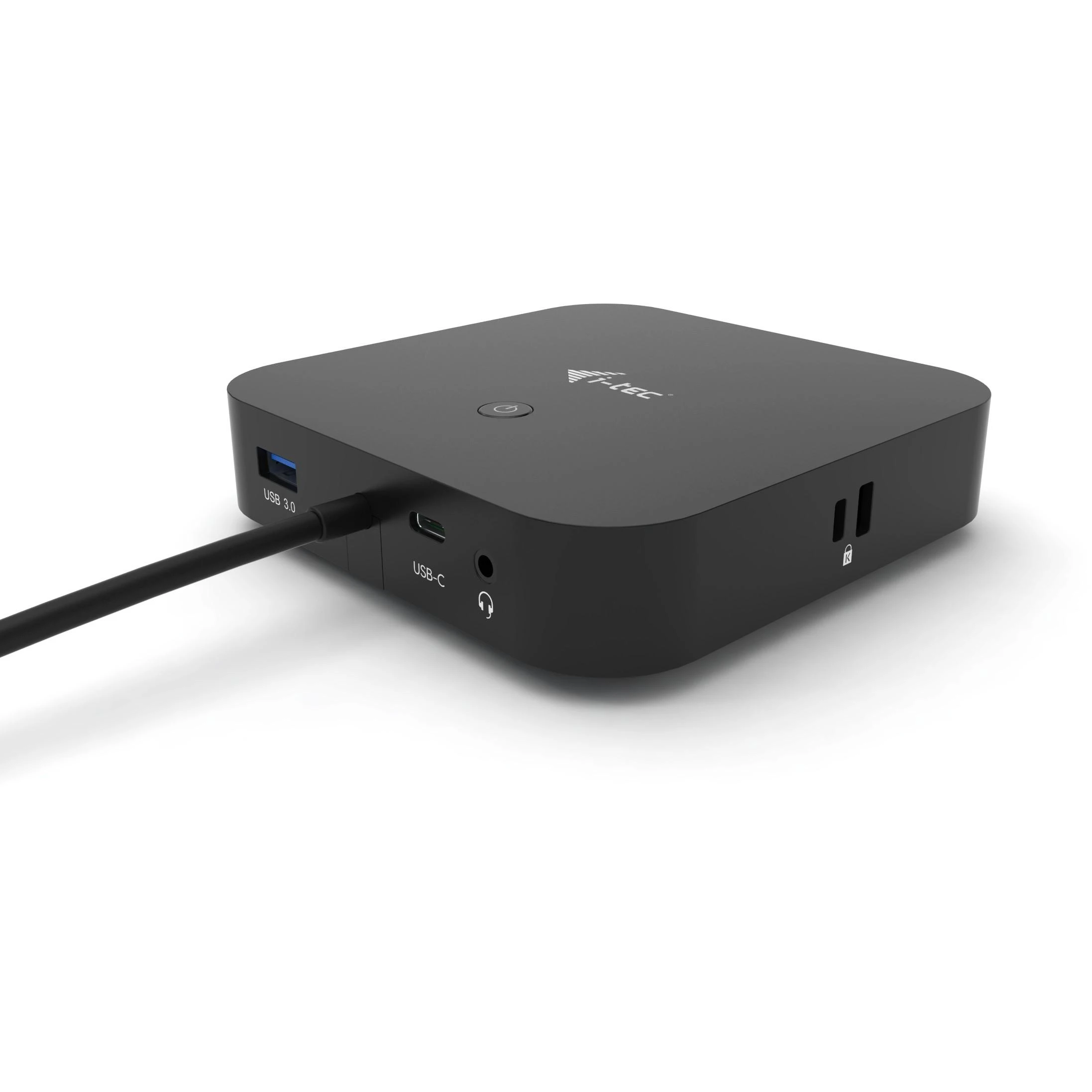 I-TEC USB-C Dviguba Ekrano MST prijungimo stotis 2x DP 1x GLAN 3x USB 3.1 2x USB 2.0 1x USB-C-Data 1x Audio / Mic Jack be maitinimo adapterio