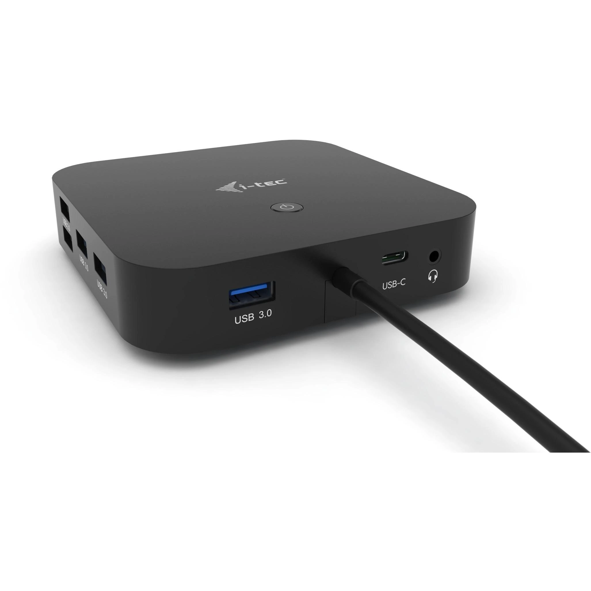 I-TEC USB-C Dviguba Ekrano MST prijungimo stotis 2x DP 1x GLAN 3x USB 3.1 2x USB 2.0 1x USB-C-Data 1x Audio / Mic Jack be maitinimo adapterio