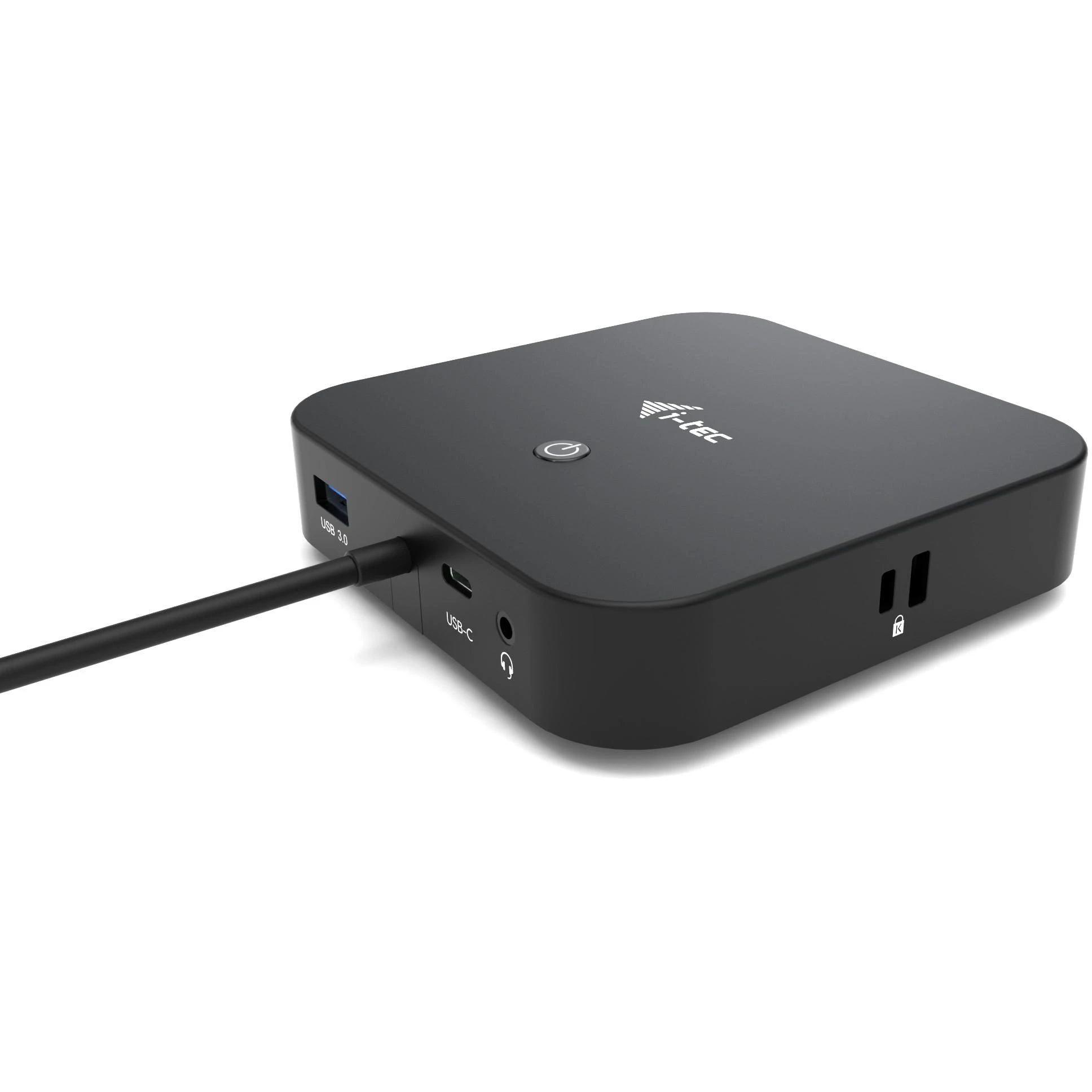 I-TEC USB-C Dual Ekranas MST DS 1xDP 1xHDMI 1xGLAN 3xUSB 3.0 2x USB 2.0 1xUSB-C-Datei 1xGarso / mikrofono lizdas 1x100W USB-C PD