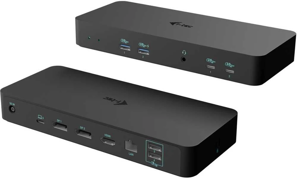 I-tec USB-C Intelligent Triple Ekranas Dock PD100W