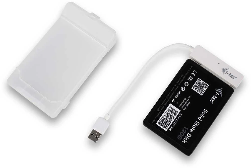 I-tec MYSAFEU314 saugojimo diskų korpusas 2.5" HDD / SSD aptvaras Balta