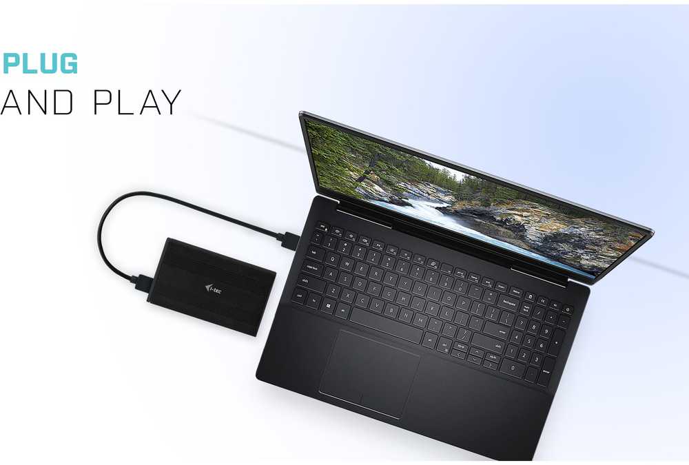 I-tec Advance MYSAFEU312 saugojimo diskų korpusas 2.5" HDD / SSD aptvaras Juoda