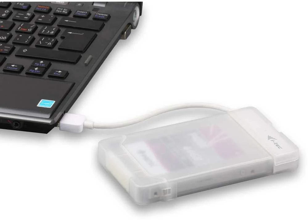 I-tec MYSAFEU314 saugojimo diskų korpusas 2.5" HDD / SSD aptvaras Balta