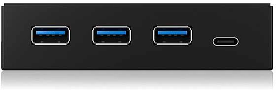 ICYBOX IB-HUB1418-i3 Icy Box 4x prievadas USB 3.0 Hub (3x USB 3.0, 1x USB Type-C), priekinis skydelis 3.5
