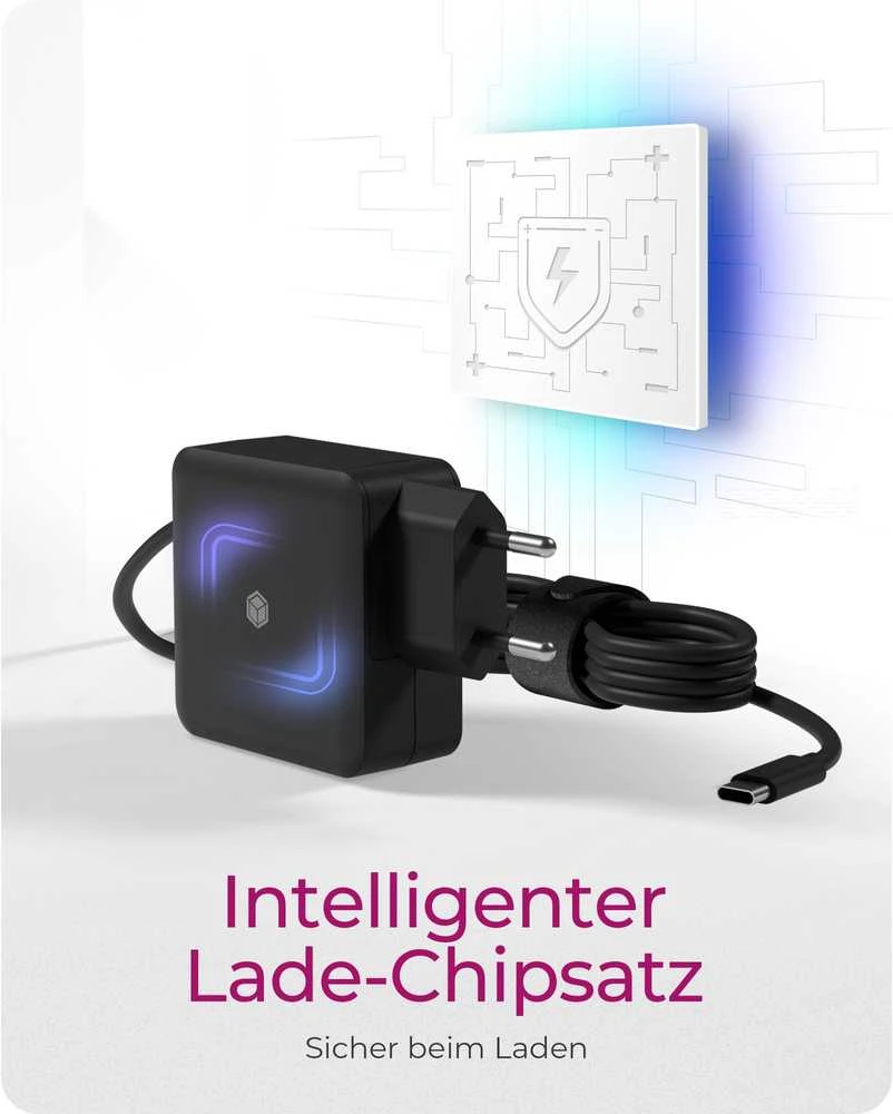 Nešiojamojo kompiuterio maitinimo adapteris Icy Box 65 W, 3.25 A, 20 V (IB-PS111-PD)