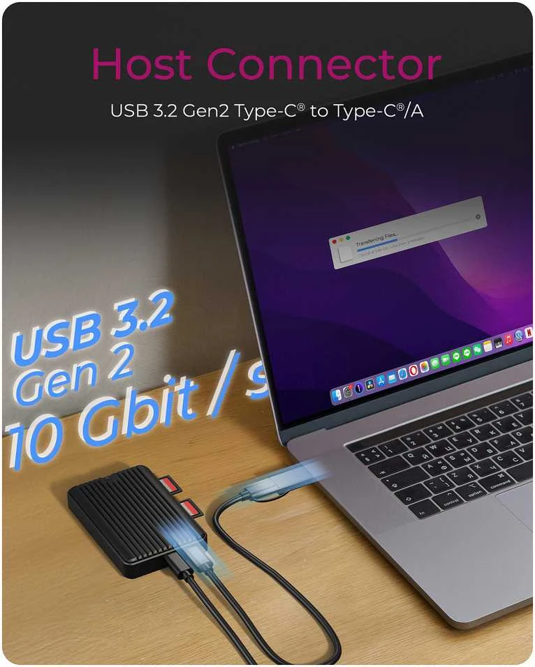 Carruzzo ICY BOX IB-CR602M-C31 SSD korpusas Juoda M.2